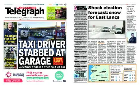 Lancashire Telegraph (Blackburn, Darwen, Hyndburn, Ribble Valley) – December 05, 2019