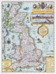National Geographic Shakespeares Britain Map