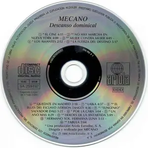 Mecano - Descanso Dominical (1988) [Sexto Álbum]
