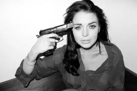 Lindsay Lohan by Terry Richardson at The Chateau Marmont