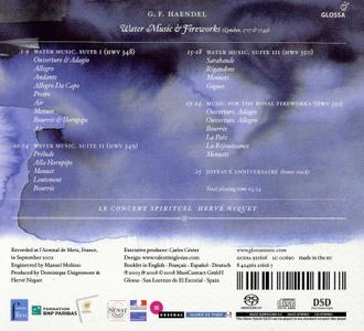 Hervé Niquet, Le Concert Spirituel ‎- George Frideric Handel: Water Music & Fireworks (2003)