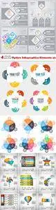 Vectors - Option Infographics Elements 43