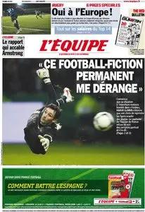 L'Equipe Edition du Jeudi 11 Octobre 2012