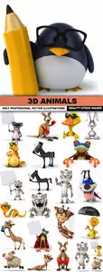 3D Animals - 25 HQ Images
