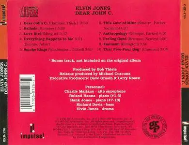 Elvin Jones - Dear John C. (1965) {1993 Impulse/GRP}