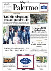 la Repubblica Palermo - 24 Febbraio 2023