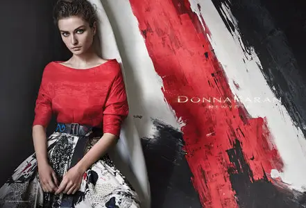 Andreea Diaconu by Peter Lindbergh for Donna Karan Spring/Summer 2015 Campaign