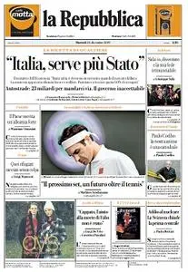 la Repubblica - 24 Dicembre 2019