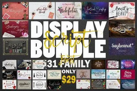 CreativeMarket - Script Display Bundle