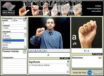Dicionario de Libras Ilustrado (Lingua Brasileira de Sinais)