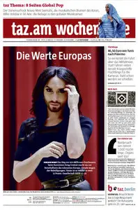 Tageszeitung TAZ vom 23 Mai 2015