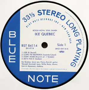 Ike Quebec - Soul Samba (Japan Blue Note) Vinyl rip in 24 Bit/ 96 Khz + CD 