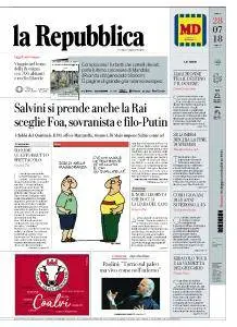 la Repubblica - 28 Luglio 2018