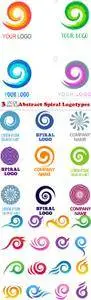 Vectors - Abstract Spiral Logotypes