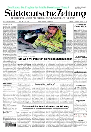 Sueddeutsche Zeitung vom 19.08.2010