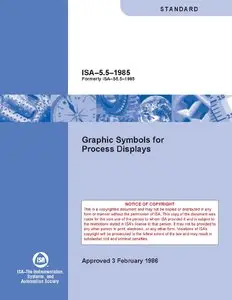 Graphic Symbols for Process Displays Ansi-Isa-S5.5 by Instrument Society of America (Repost)