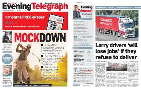 Evening Telegraph Late Edition – March 25, 2020