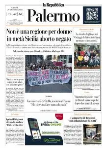 la Repubblica Palermo - 29 Settembre 2022