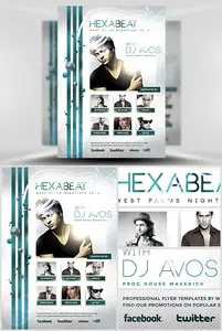 Flyer Template - Hexabeat