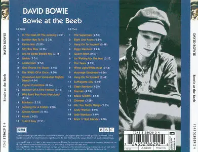 David Bowie - Bowie At The Beeb. The Best Of The BBC Radio Sessions 68-72 (2000) [2CD+Bonus CD] {EMI}