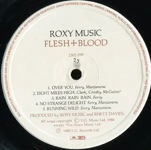  Roxy Music ‎– Flesh And Blood {Original HOL} Vinyl Rip 24/96