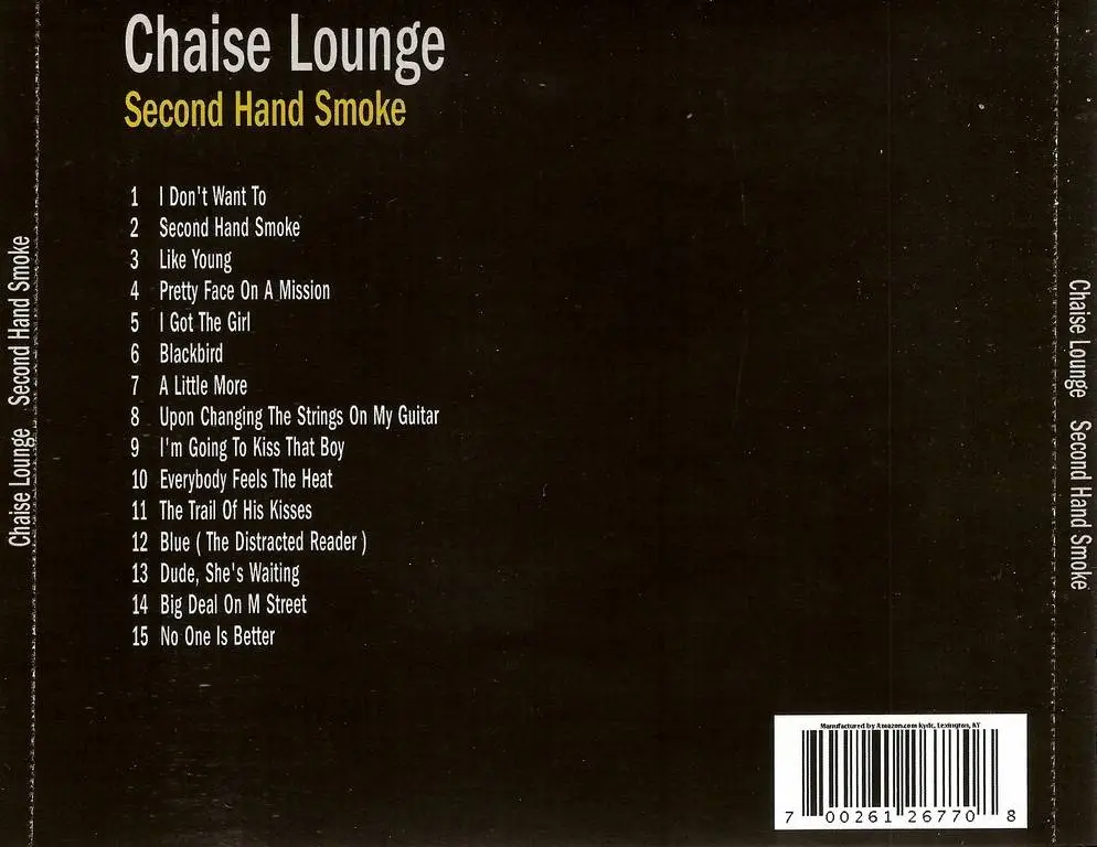 Chaise Lounge - Second Hand Smoke (2009)
