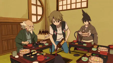 The Eccentric Family (2013 S01E04 The Daimonji Leisure Cruiser Battle Vivid