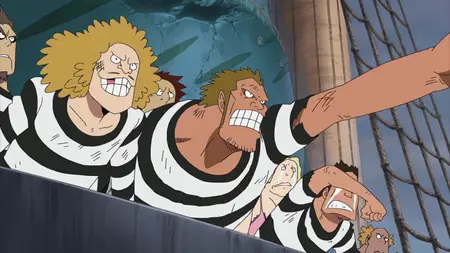 One Piece (1999 S13E70 Create the Final Miracle Break Through the Gate of Justice Koten Gars