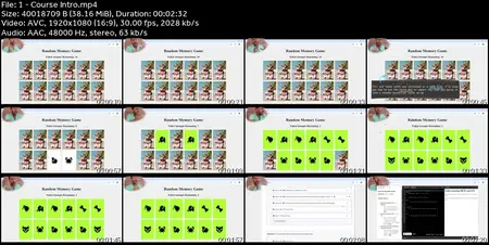 JavaScript Project: Build a Random Card Memory Game - 2025