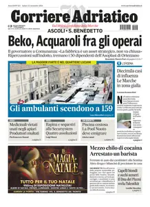 Corriere Adriatico Ascoli - 23 Novembre 2024