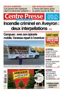Centre Presse Aveyron - 29 Novembre 2025