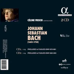 Céline Frisch - Johann Sebastian Bach: The Well Tempered Clavier Book II (2019)