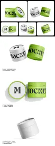Paper Tube Packaging Mockup S9L27R6
