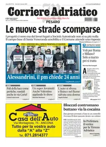 Corriere Adriatico Pesaro - 6 Marzo 2025