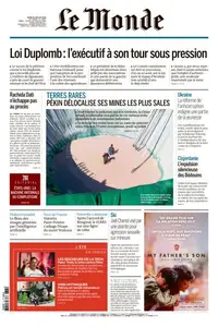 Le Monde du Jeudi 24 Juillet 2025