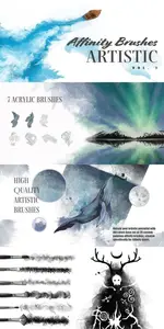 Artistic Brushes For Affinity - Vol. 1