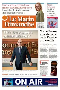 Le Matin Dimanche - 8 Décembre 2024