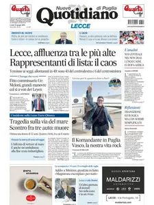 Quotidiano di Puglia Lecce - 24 Giugno 2024