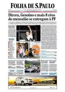 Jornal Folha de São Paulo - 16 de novembro de 2013 - Sábado