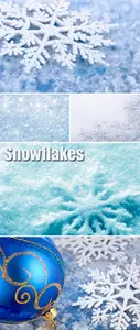 Stock Photo - Snow and Snowflakes Backgrounds