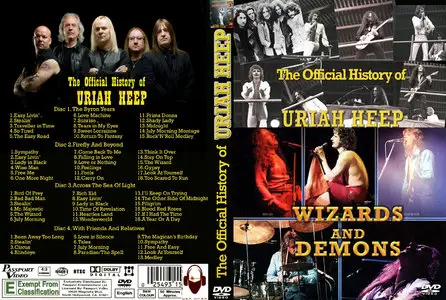 Uriah Heep - Wizards And Demons - The Official History 4DVD Box Set (2005) Re-up