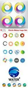 Vectors - Circle Shiny Logo Set