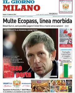 IL GIORNO MILANO 13 FEBBRAIO 2010