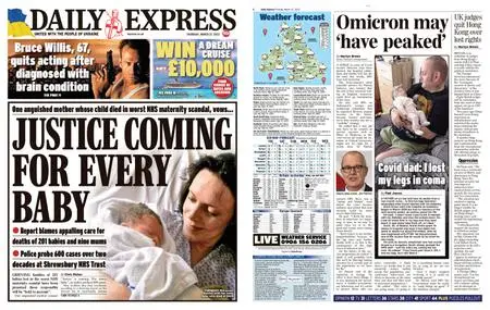 Daily Express – March 31, 2022