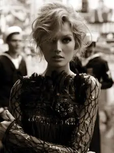 Toni Garrn by Alexi Lubomirski for Vogue Germany August 2012