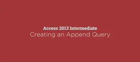 Access 2013 Intermediate