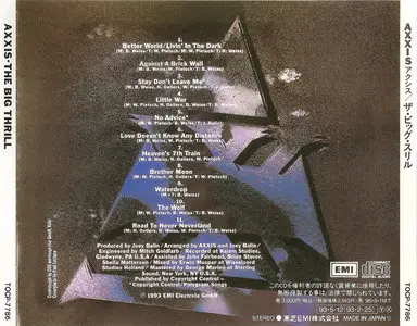AXXIS - The Big Thrill (1993) [Japan 1st Press, TOCP-7786]
