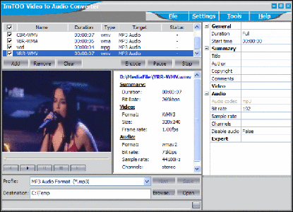 ImTOO Video to Audio Converter v3.1