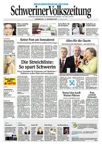 Schweriner Volkszeitung 17.09.2009