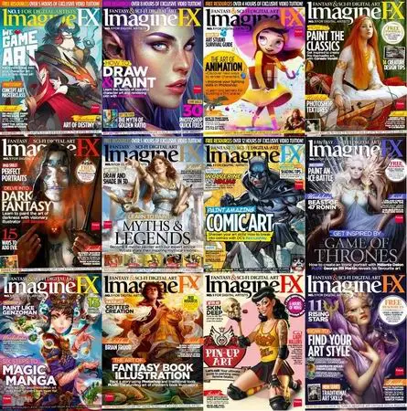 ImagineFX Magazine 2014 Full Collection
